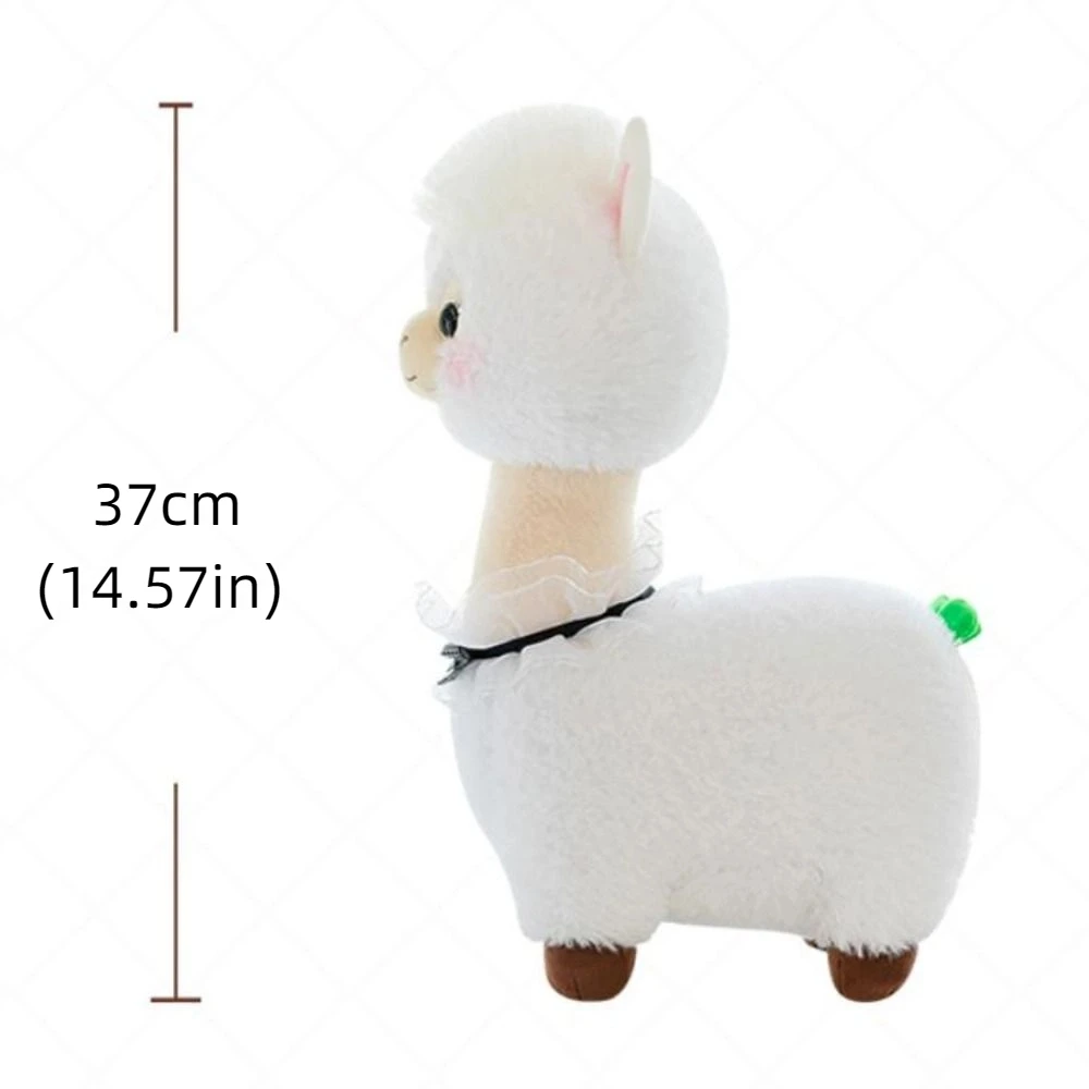 PP algodão pequeno cordeiro boneca de pelúcia fofo coleção alpaca brinquedo de pelúcia dos desenhos animados ins animais brinquedos de pelúcia dia das crianças