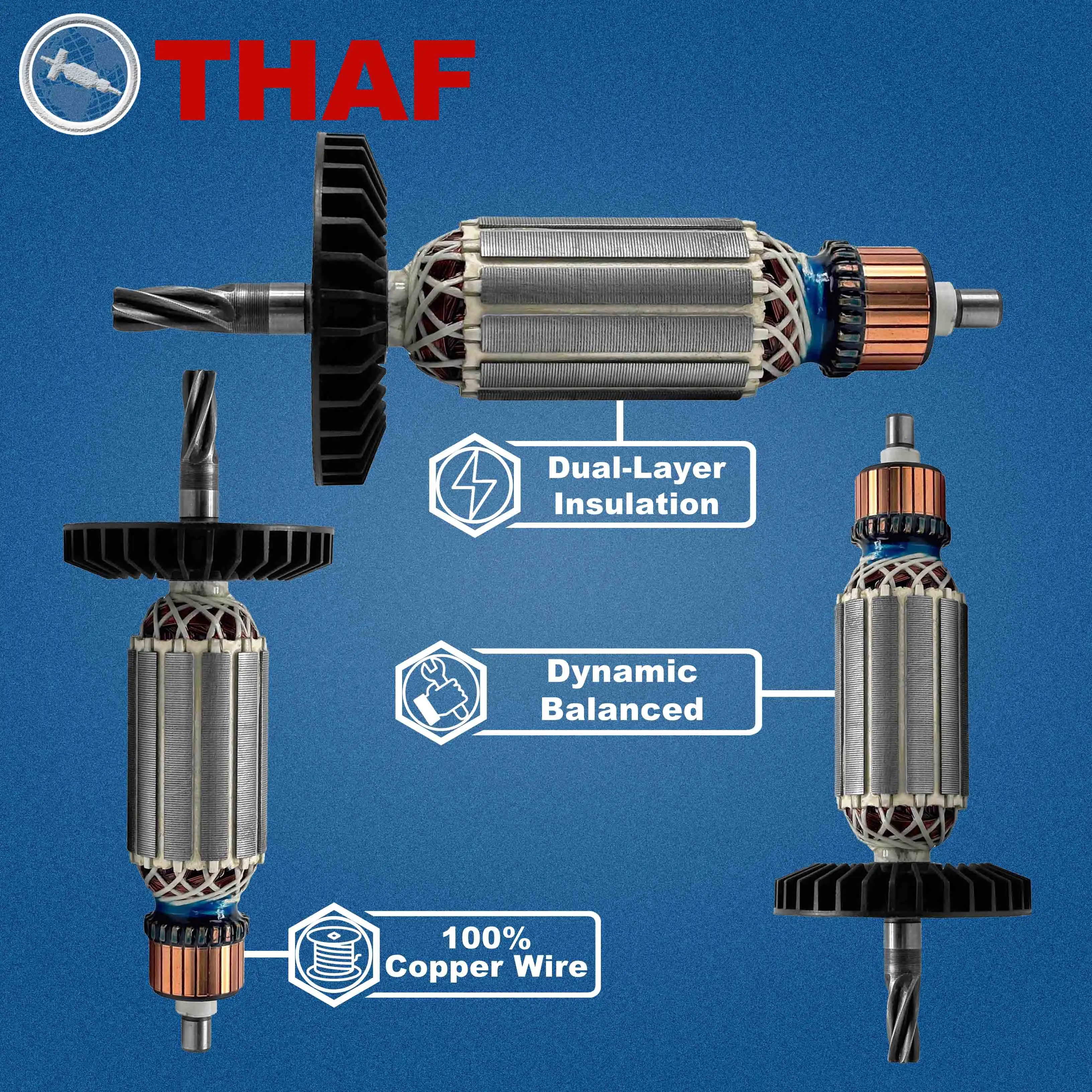 AC220V-240V Induzido estator substituição de Makita Martelo De Perf HR2450