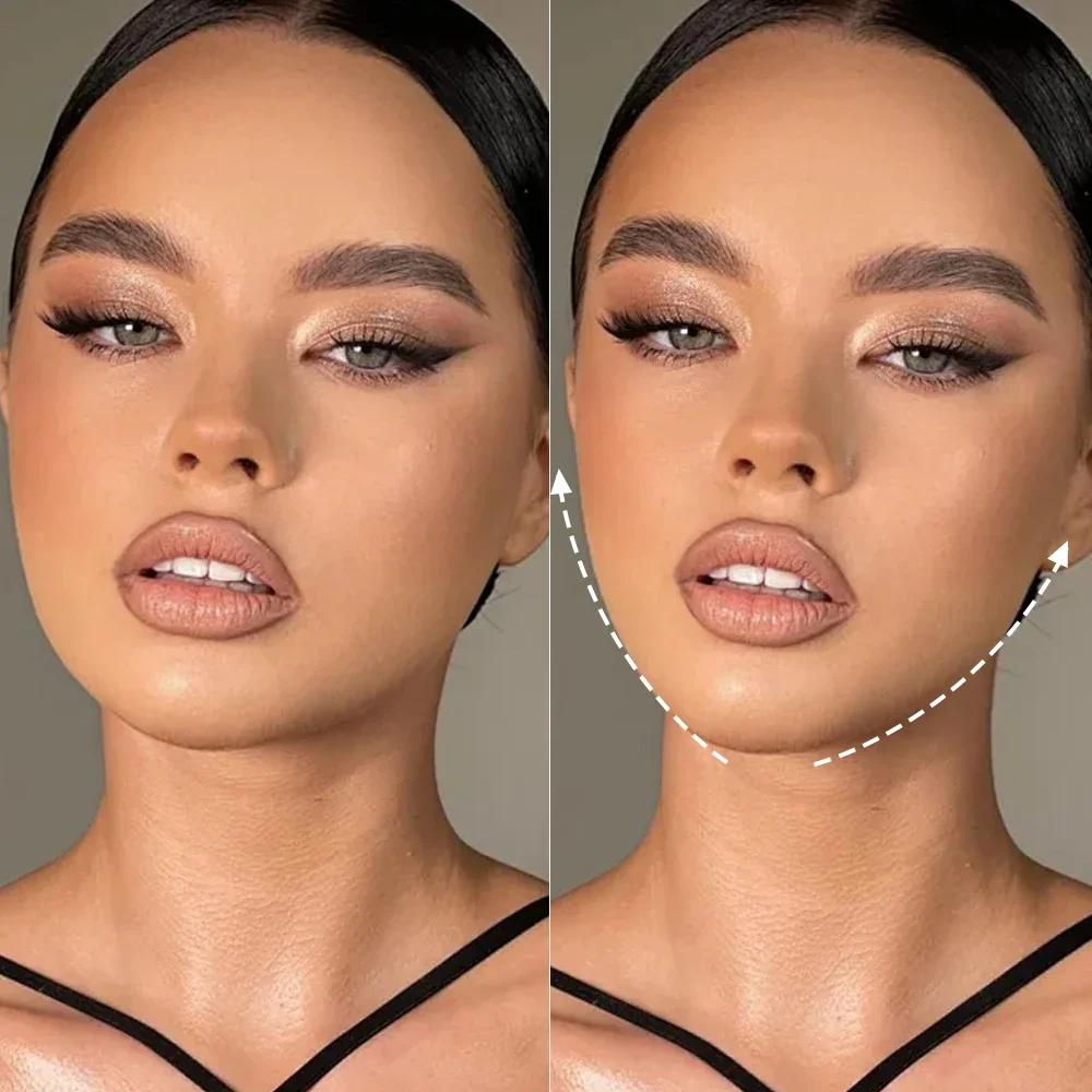 หน้ากากปรับรูปหน้าสำหรับนอน ระบายอากาศได้ดี ยืดหยุ่น ยกกระชับผิว ช่วยดูแลผิว ลดสัดส่วน สายรัดปรับรูปหน้าวีไลน์