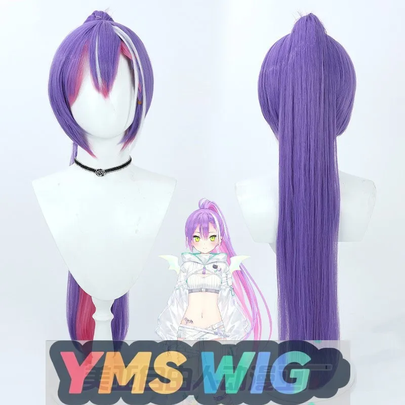 

【YMS WIG】Четверный год VTuber Tokoyami Towa Косплей Парик Киберпанк Tokoyami Towa