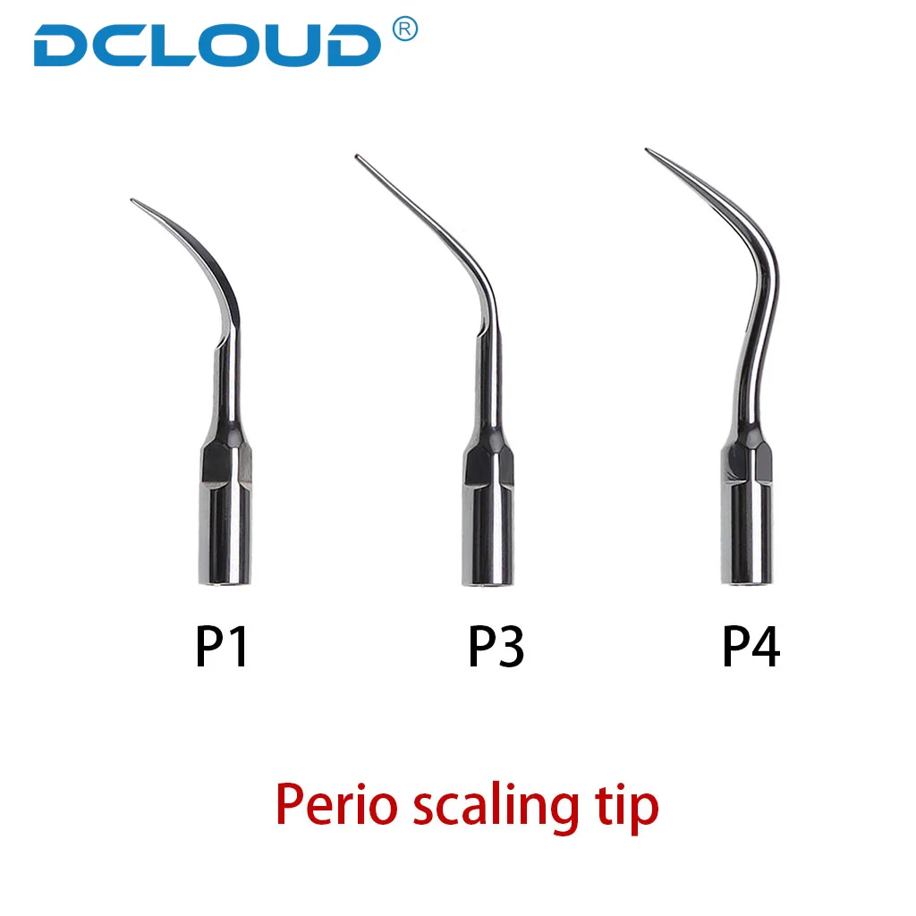 5Pcs Dental Ultrasonic Scaler Tip Endodontics Endo Perio Scaling Tips Fit DTE Woodpecker SATELEC EMS Handpiece G1 G2 GD1 P1 PD3