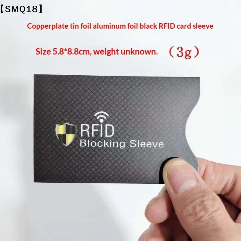 1/10 PCS Aluminum Foil RFID Blocking Card Sleeves Anti Theft Skimming Protection For Credit Cards ID Cards Daily Use Travel【SMQ】