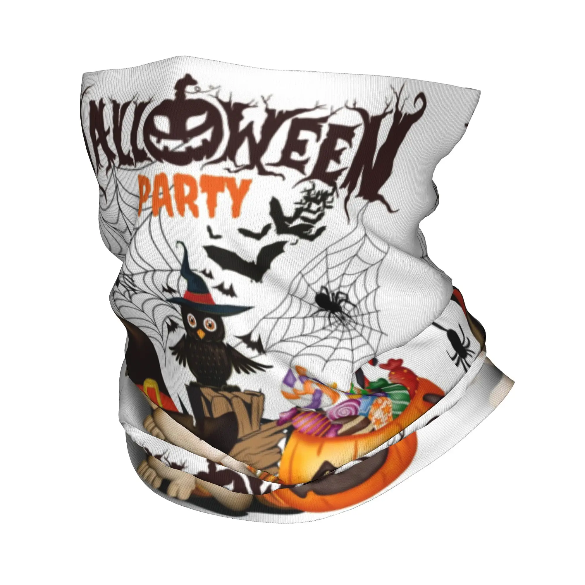 

Пользовательские Хэллоуин Тыква Сова Гетры Мужчины Женщины Ветрозащитный Зимний Шарф-бандана для езды на велосипеде