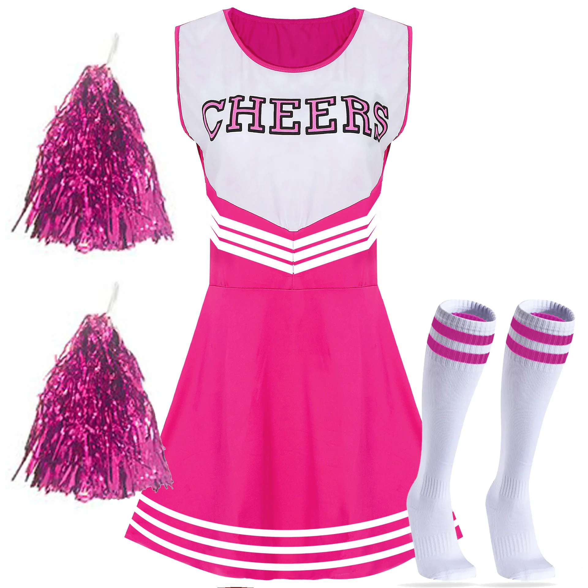 Football Baby Dress Adult Student Cheerleading Show Costume Stage Performance Cheer Team Wear