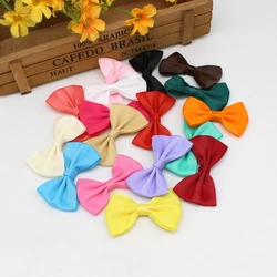 20 or 50pcs /lot 40-60mm Satin Ribbon Bows DIY Sewing Garment Wedding Decor Satin Ribbon Bows Decoration Bows