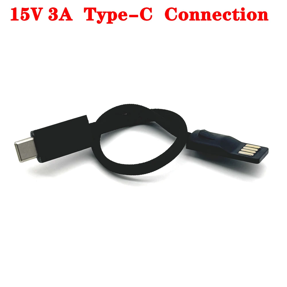 

Portable Key Chain Data Cable 3A USB To Type C USB To Micro 15V connector Charge Connection Cord Line for Xiaomi Huawei Samsung