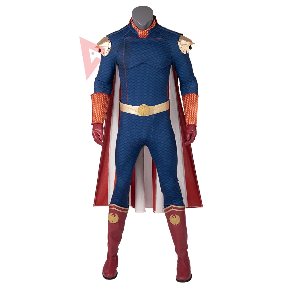 New Homelander Cosplay Costume The Boys Jumpsuit Cloak Belt Gloves Boots To Choose For Game Party Costom Made