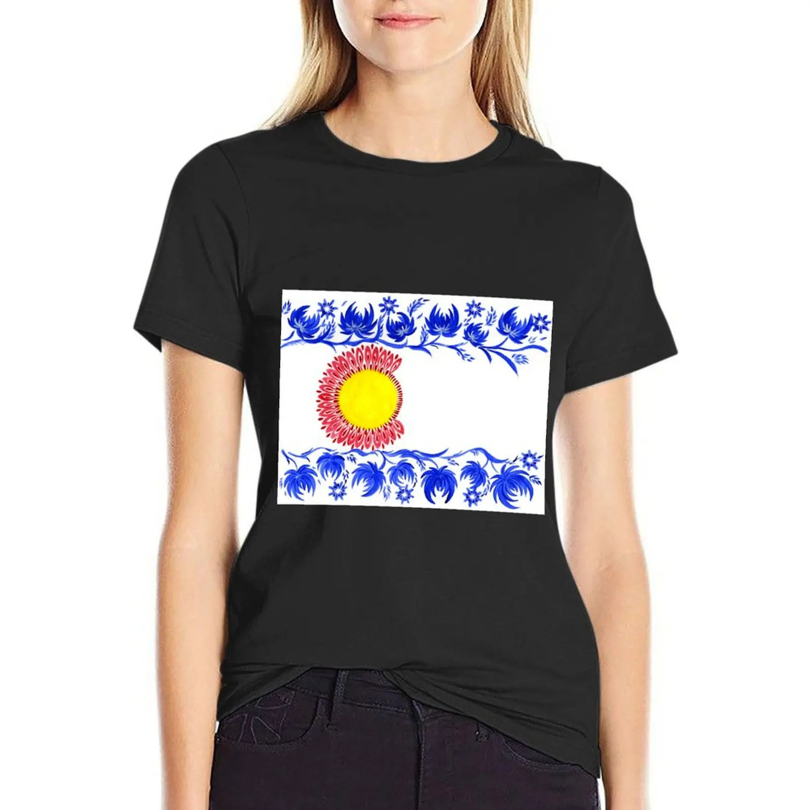 

Colorado Flag T-Shirt vintage hippie clothes graphics T-shirt Women