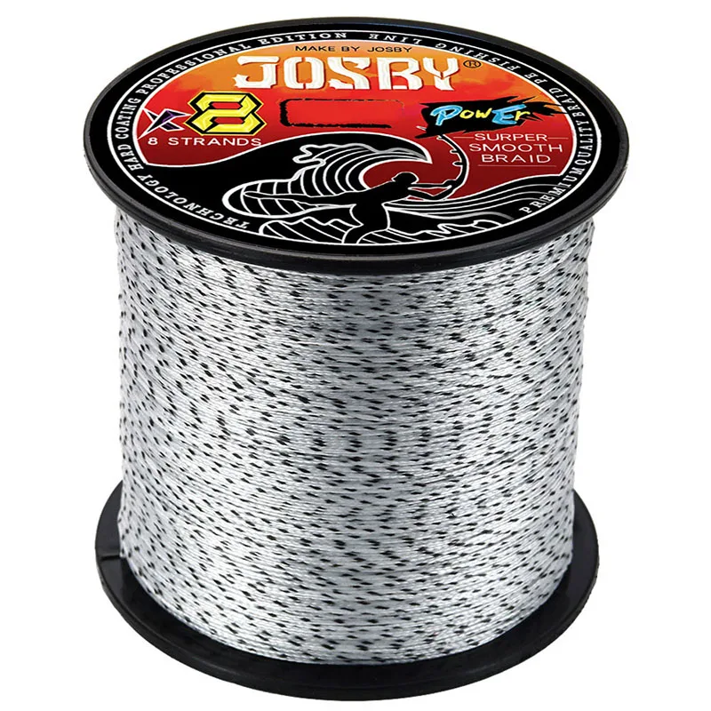 

Леска рыболовная JOSBY, 8 нитей, 300 м, 500 м, 100 м