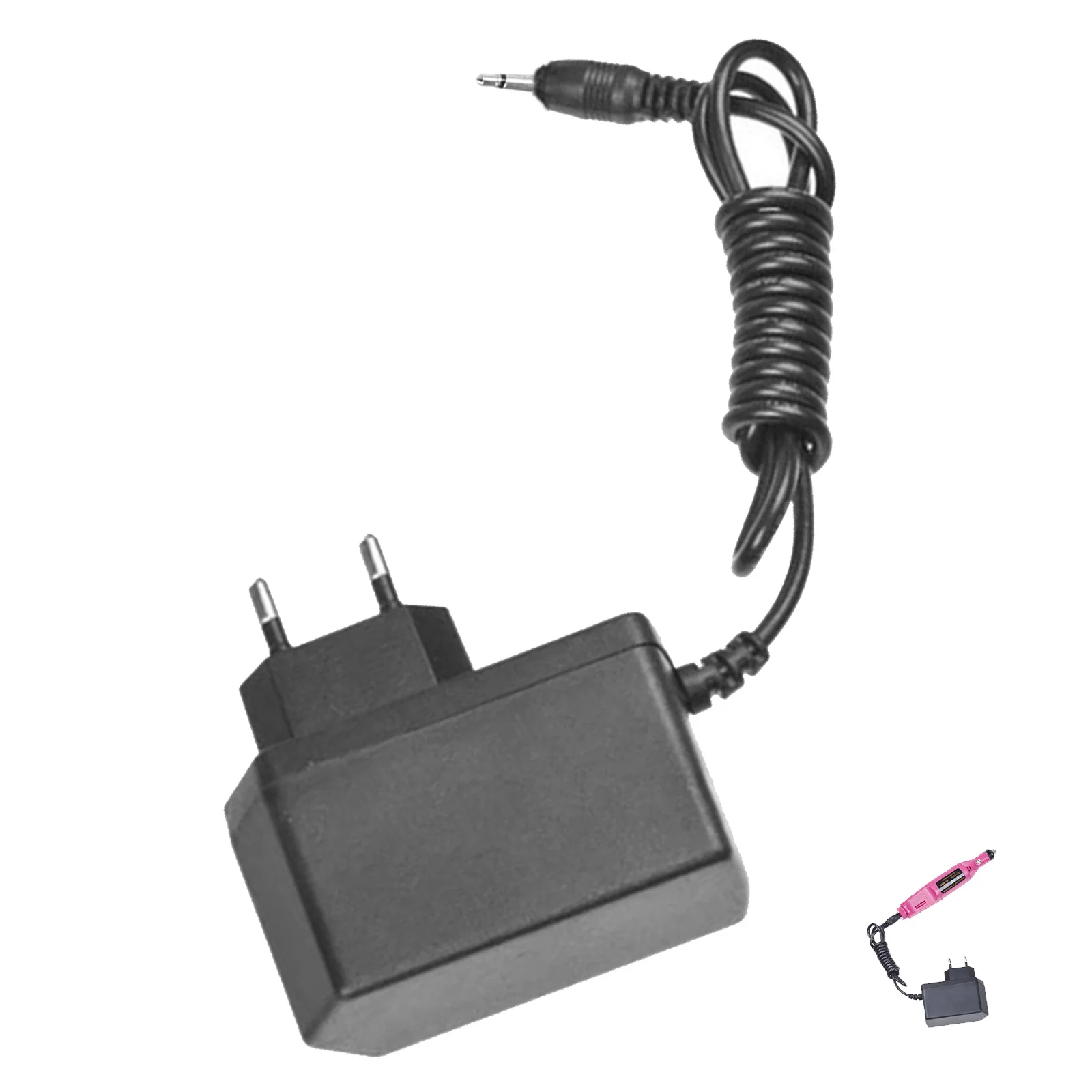 الكهربائية آلة أظافر محول الاتحاد الأوروبي التوصيل وقت العمل الطويل إمدادات الطاقة لمسمار الحفر الفن أدوات باديكير #4