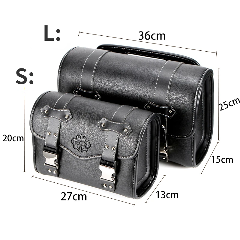 Bike Universal Leather Waterproof Retro Saddle Bag Side Bag Bicycle Tail Bag High Quality