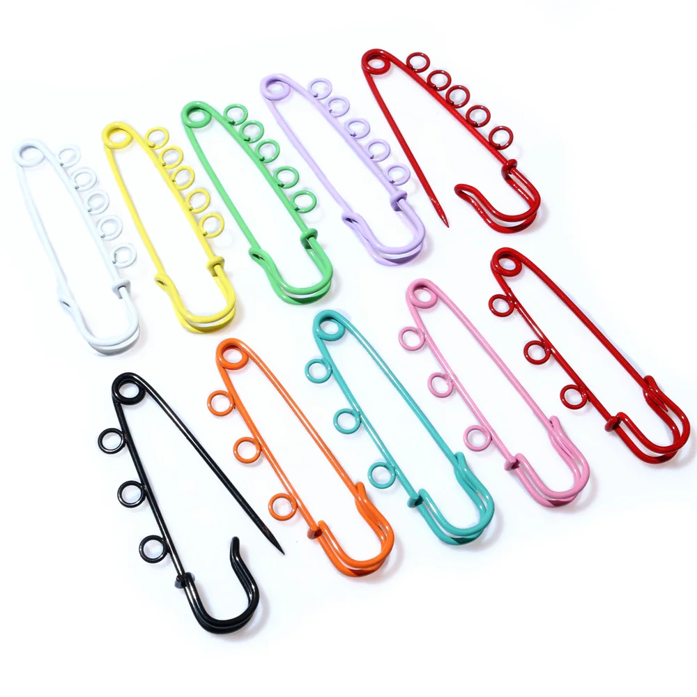 10/20 قطعة دبابيس السلامة بروش دبابيس الخياطة المعدنية دبابيس الملابس مع 3/5 حلقات للعلامات Crafts بها بنفسك الحرف صنع المجوهرات النتائج #5