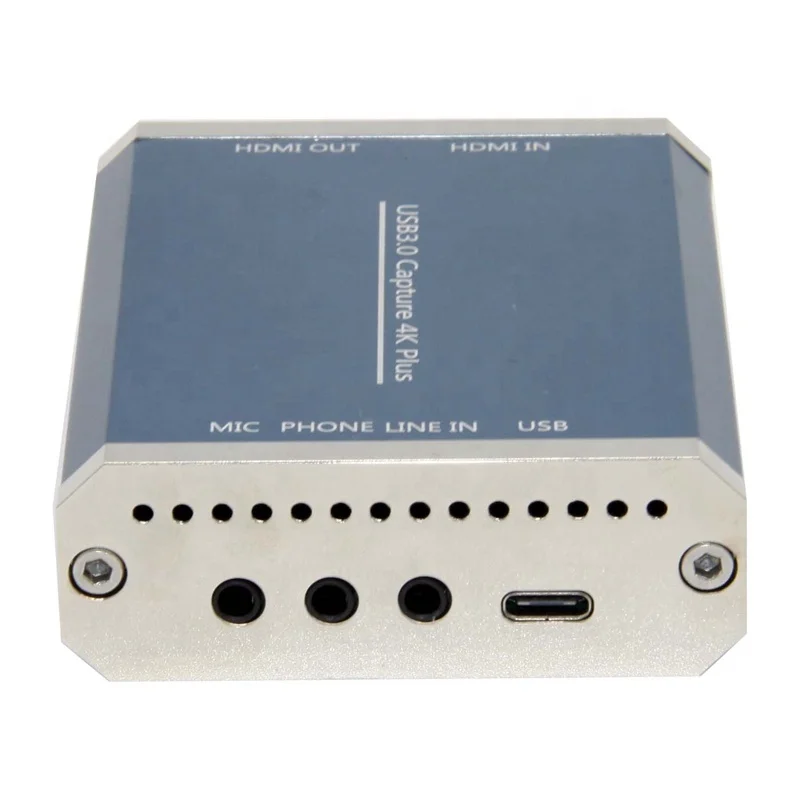 2026 UC4000A Game Streaming Live Stream Broadcast OBS VMix Wirecast Xsplit Ture UHD 4K USB3.0 HDMI VIDEO CAPTURE Box Grabber