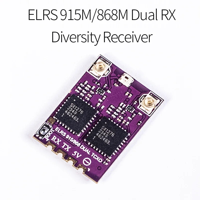 

ES900 DUAL RX ELRS Diversity Receiver 915MHz / 868MHz Built-in TCXO for RC Airplane FPV Long Range Drone