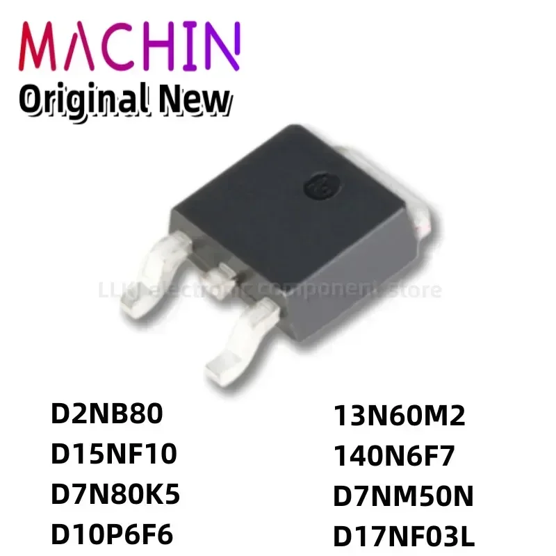 1pcs STD2NB80 STD15NF10 STD7N80K5 STD10P6F6 STD13N60M2 STD140N6F7 STD7NM50N STD17NF03L TO252 N channel Fet.
