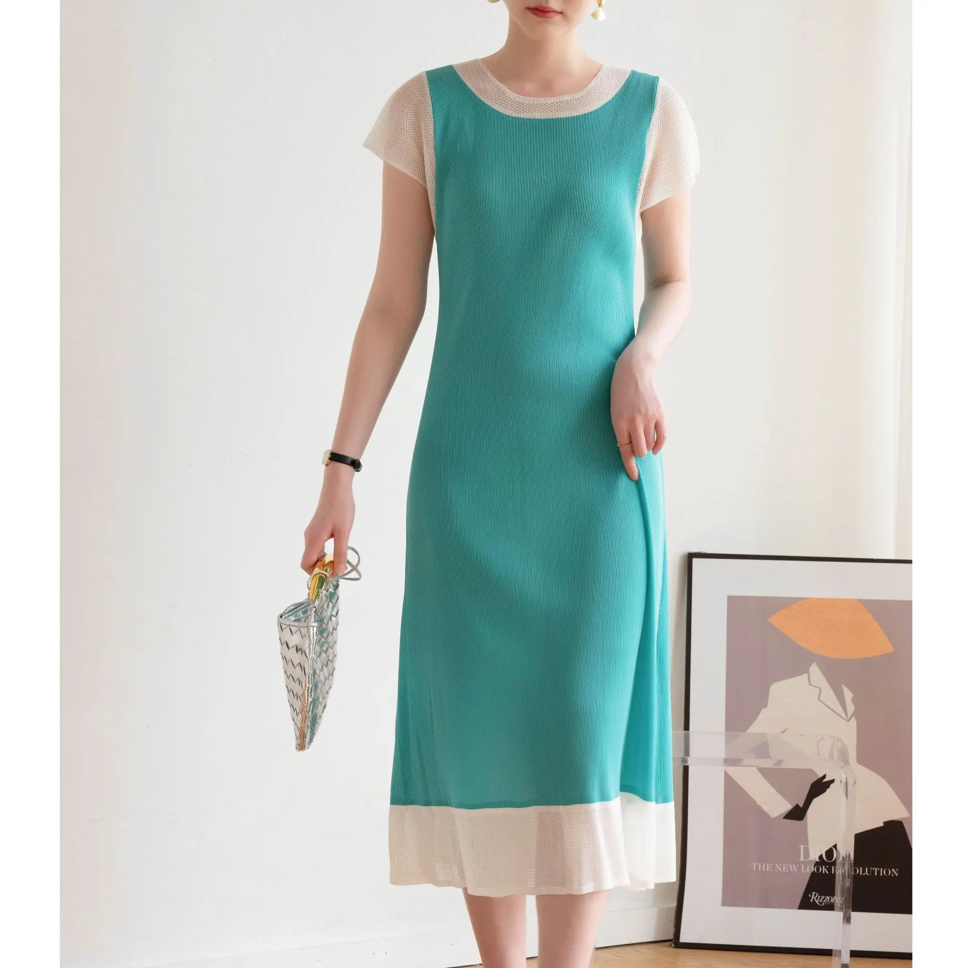 Counter quality: 2025 summer hot high-end pleats, Xiaohongshu strongly recommends sweet, fresh and casual dresses