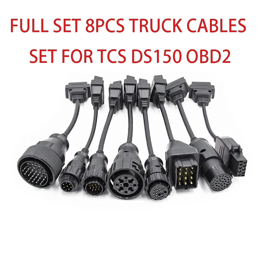 

Truck Cable Diagnostic Cable Conversion C-a-b-l-e OBD Truck Cable-s for CDP 8 in 1