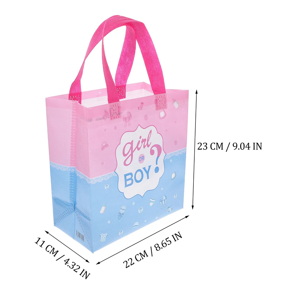 

8Pcs Alphabet Print Fabric Gift Bags Party Favor Bags for Gender Shower Party Supplies Decoration Favors Bag