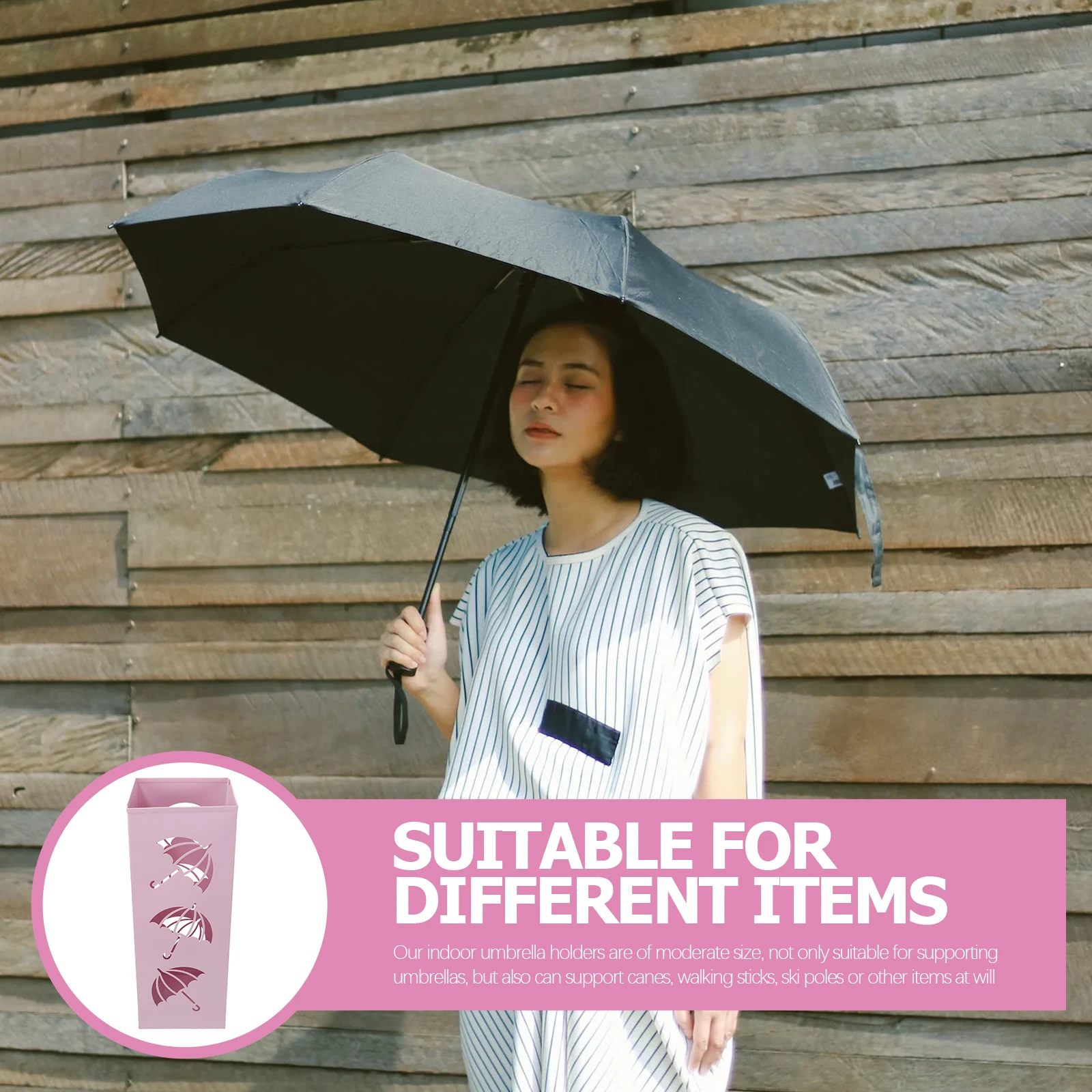 

Bucket Iron Bucket Storage Umbrella Rack Walking Stick ganizer Metal Walking Stick ganizer Umbrella Holder St
