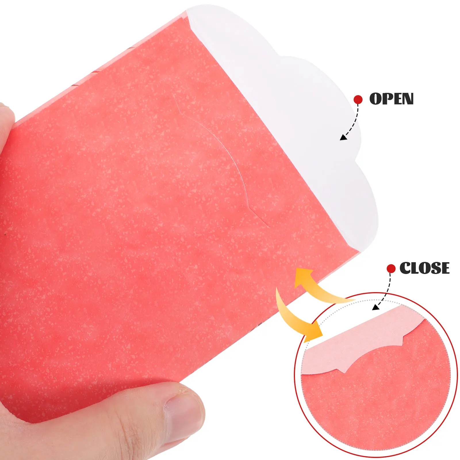 

30 шт. красных конвертов для денег с гладкой поверхностью, для праздников, свадеб, приглашений, декора, денежные мешочки