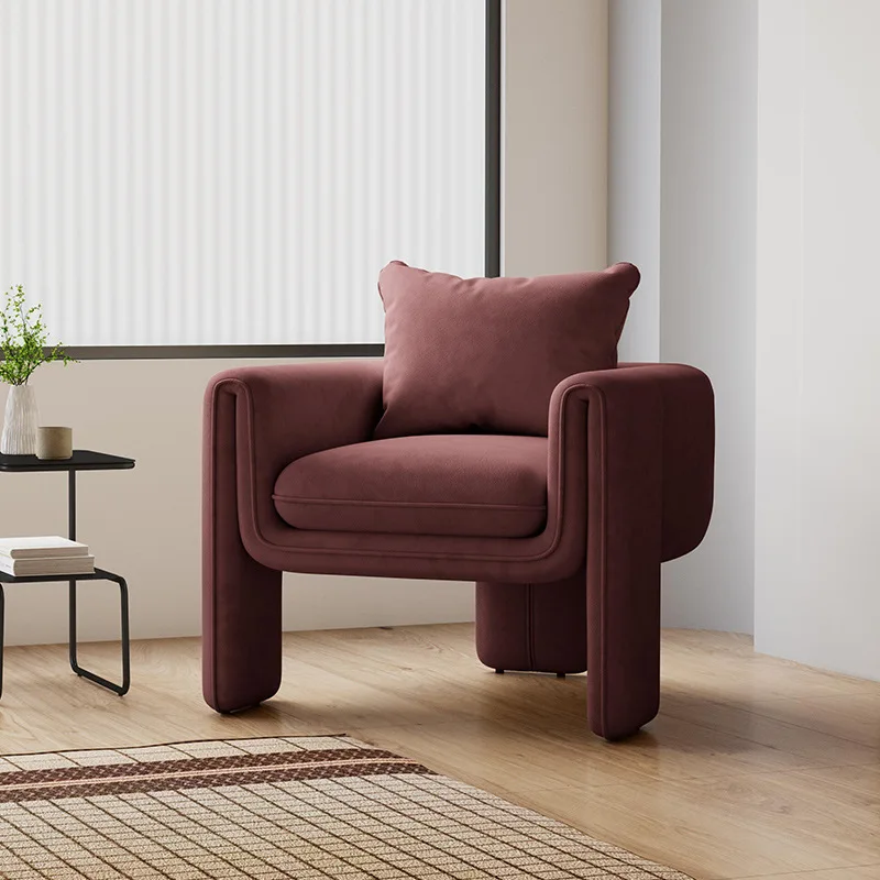 Nordic light luxury sofa chair, living room Yang Sales Office Homestay model room is simple