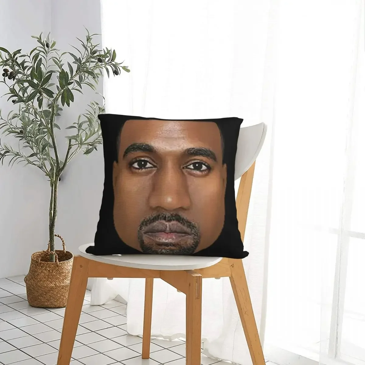 Kanye West Meme Square Pillow Covers Living Room Cushion Cover Creative Home Decoration Pillowcase 45*45