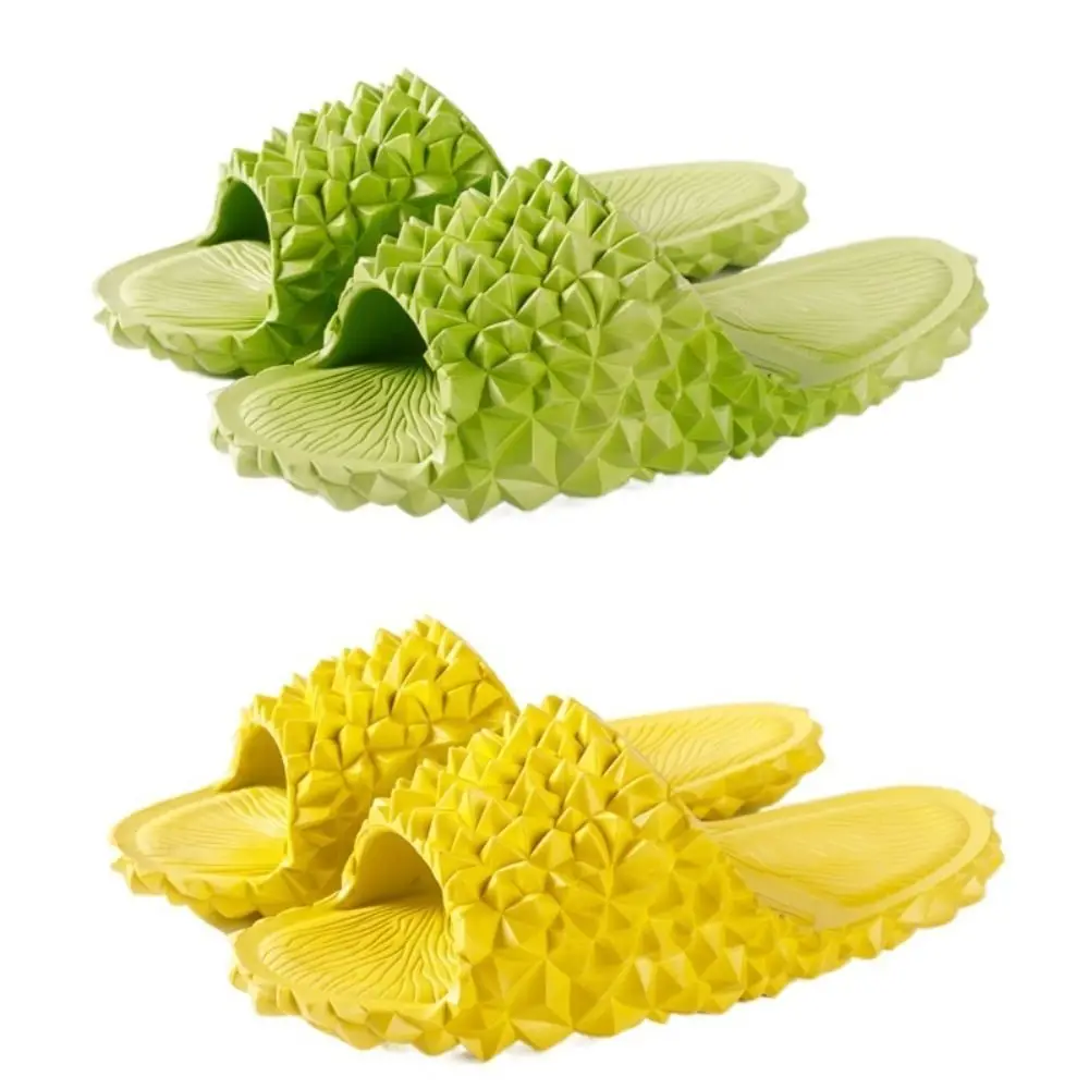 عارضة مضحك الإبداعية دوريان النعال البلاستيكية المضادة للانزلاق الشقق النعال النساء بحر أحذية الشرائح الصنادل الشاطئ #6