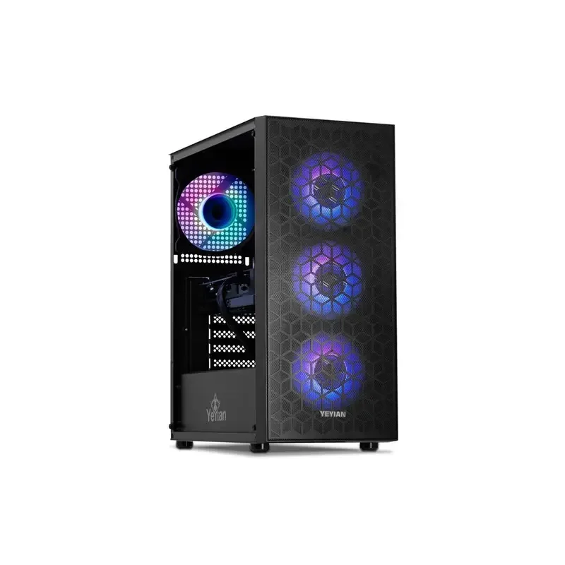 Free Shipping Yeyian Yumi Gaming PC Desktop INTEL Core i5 12400F, Nvidia RTX 4060, 1TB NVMe SSD, 16GB DDR4 3200, 650W Gold PSU,