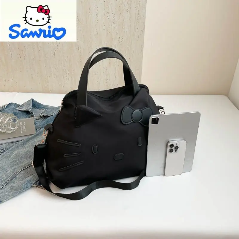 حقيبة أمتعة عصرية ذات سعة كبيرة للسيدات من سانريو، حقيبة سفر محمولة للتخزين في الهواء الطلق من هالو كيتي
