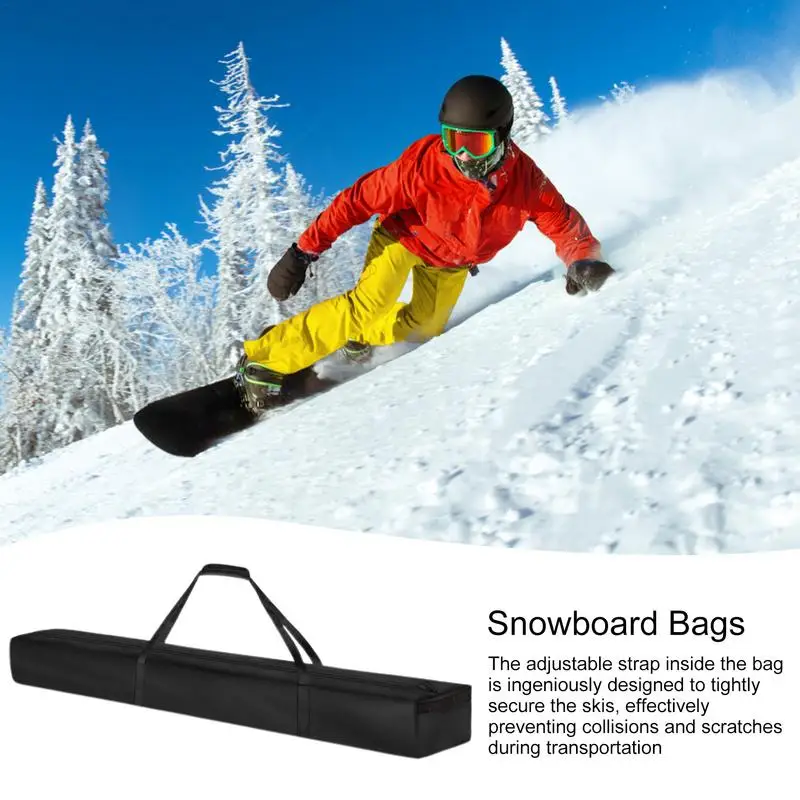 

Snowboard Carry Bag Waterproof Ski Organizer Store And Transport Single Snowboard Ski Equipment Storage Bag For Air Travel