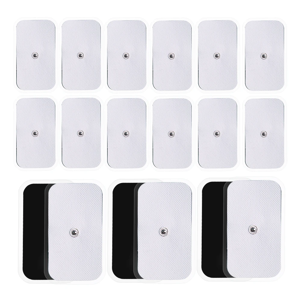 30/50/100 Stück 5x9cm Wiederverwendbare TENS EMS Elektrodenpads Selbstklebende Gel-Patches Akupunktur-Massage Ersatzpads Muskelmassagegerät