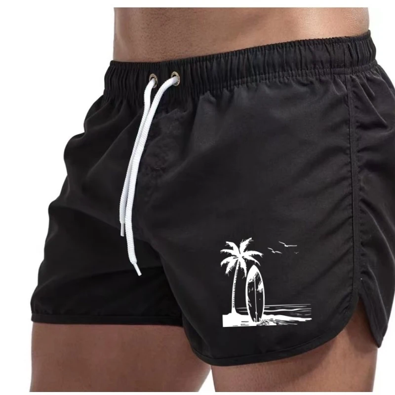 

Men'S Lightweight Quick Dry Beach Print Casual Running Shorts Summer Swim Trunks Suitable For Daily Wear