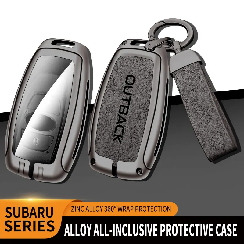 

Zinc Alloy Car Key Case Cover For Subaru Outback Remote Control Protector For Subaru Outback Key Holder Shell Auto Accessories