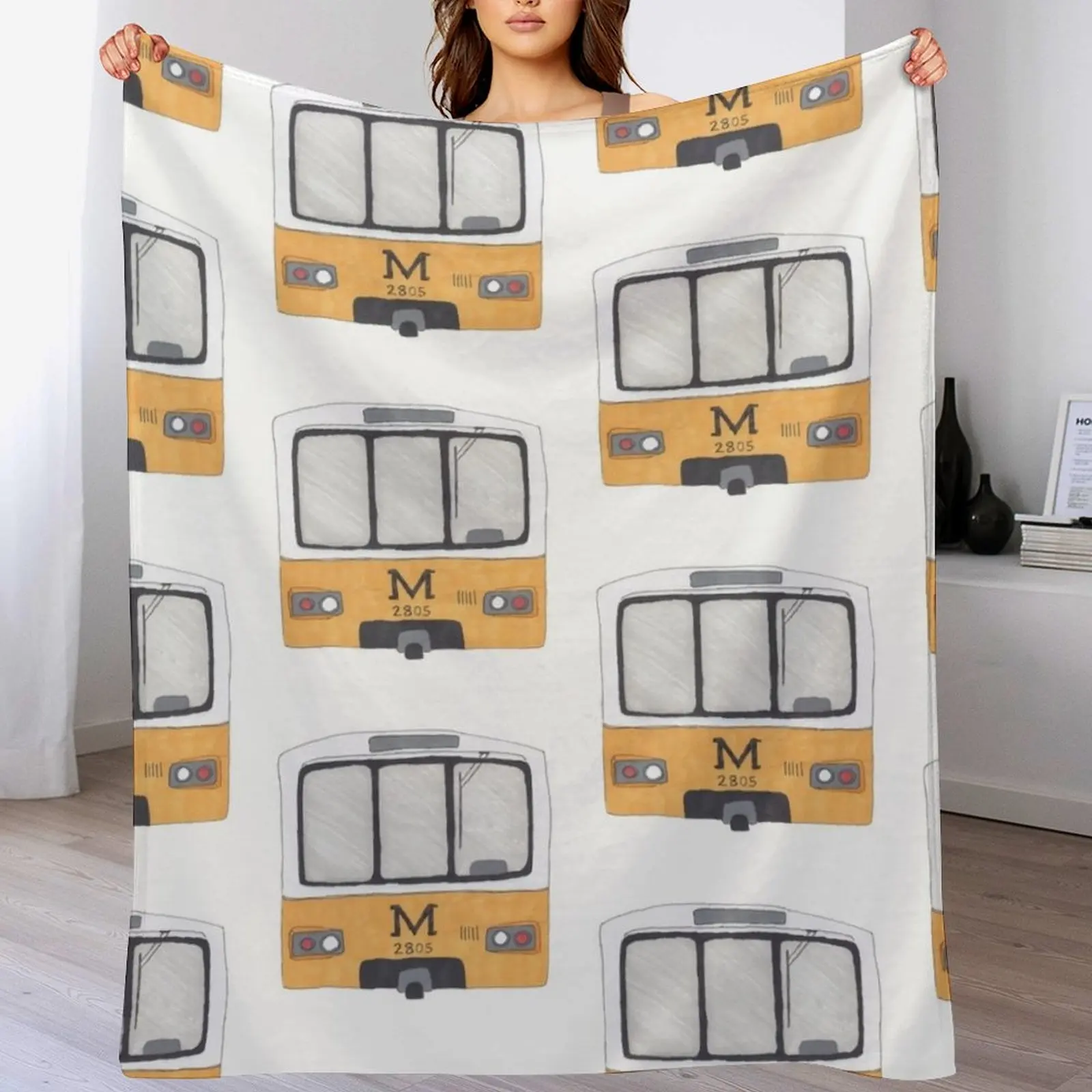 the metro Throw Blanket Bed covers Furry Blankets