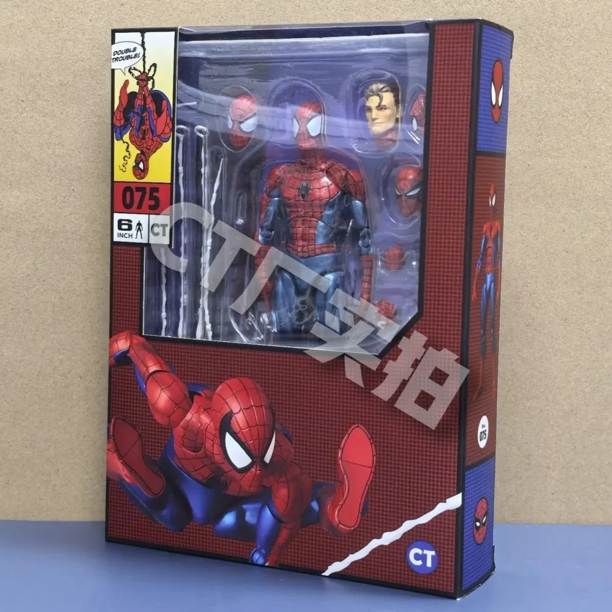

New Ct Toys Spiderman Mafex 075 Figure The Anazing Spider-Man Comic Ver Mafex 185 Anime Action Figure Figurine Model Gifts Toys