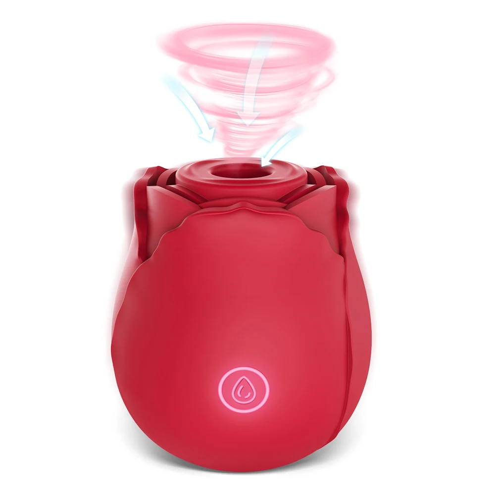 Rose-Sucking Vibrator Clitoris Nipple Stimulator Massager for Women Oral Vacuum Clitoral Sucker Female Sex Toys Adult Supplies