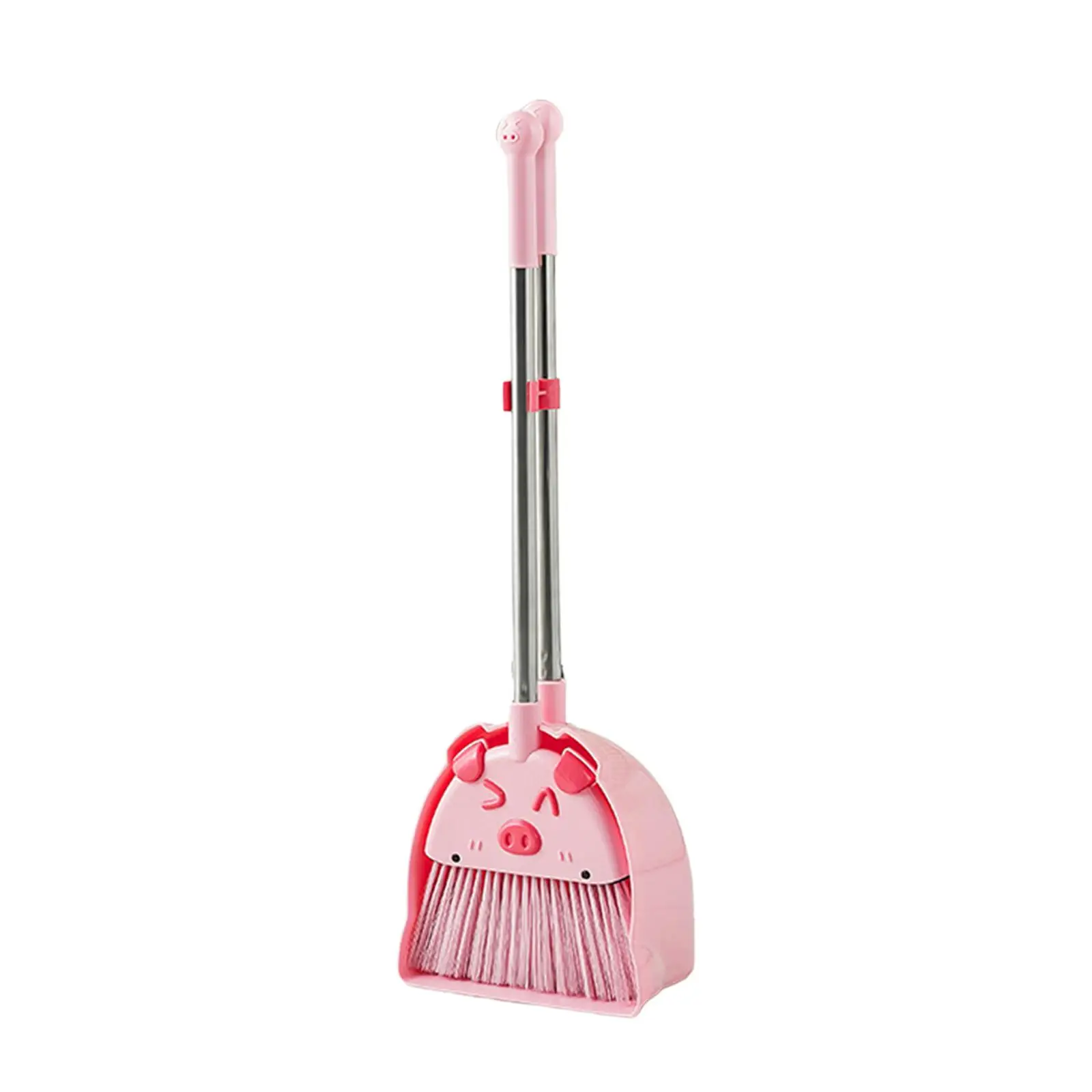 Household Mini Kids Broom and Dustpan Set Toddlers Cleaning Toys Set Educational Toy Cleaning Set for Age 3-6 Girls Toddlers