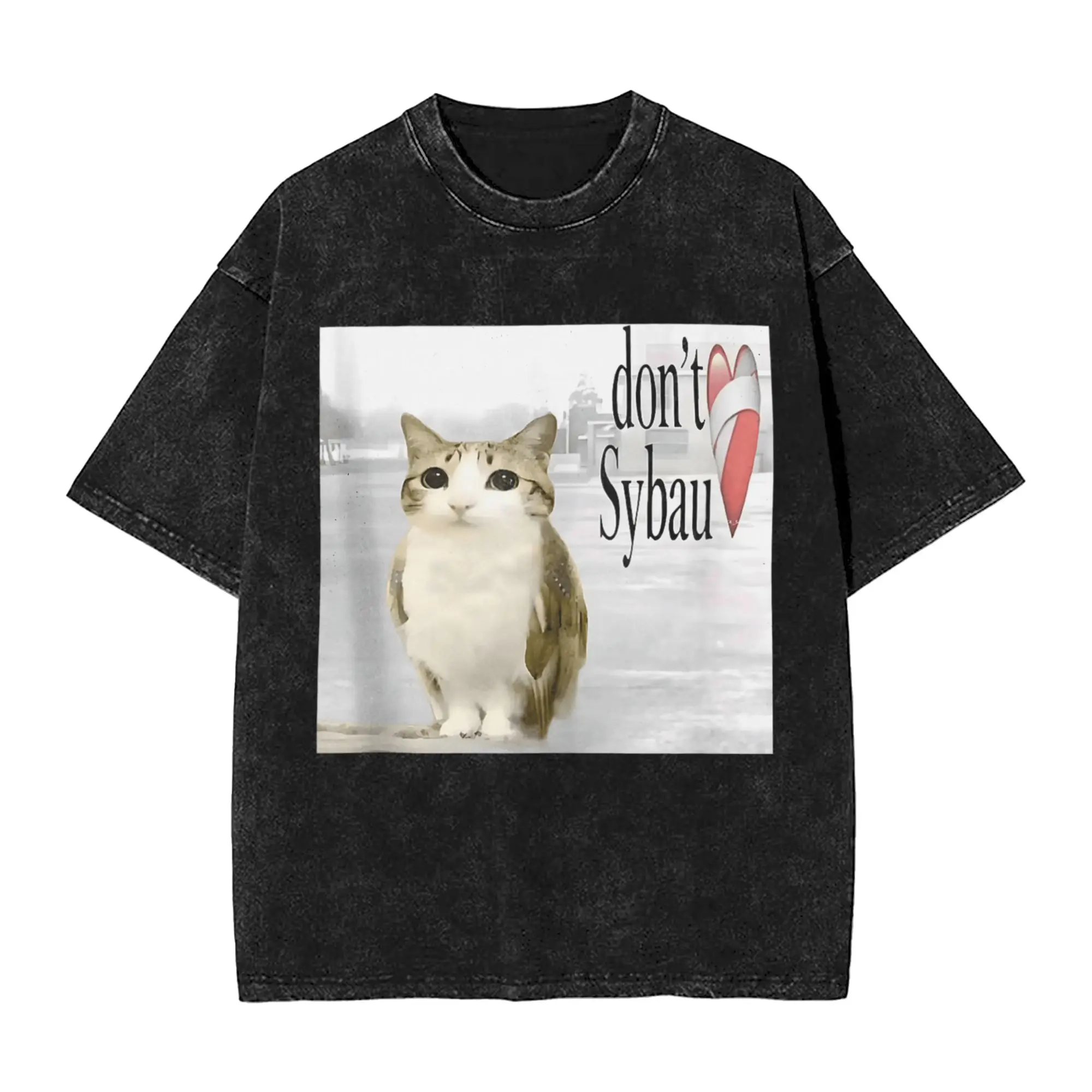 Funny Cat Owl Unhinged Brainrot Meme Meowl Don't SYBAU T Shirt Summer Street Style T Shirts Casual Leisure Tee Shirt Men Top Tee