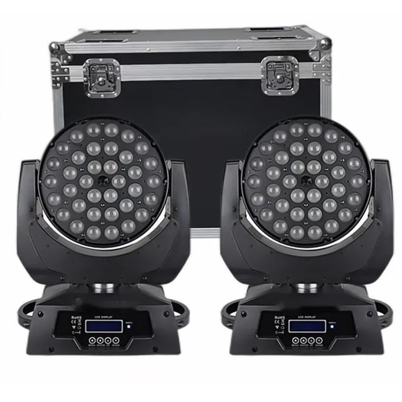 

Only Case for LED Wash Zoom Moving Head 4in1 RGBW 36x12/15/18W Stage Light Effects DMX Controller DJ Disco Party Wedding