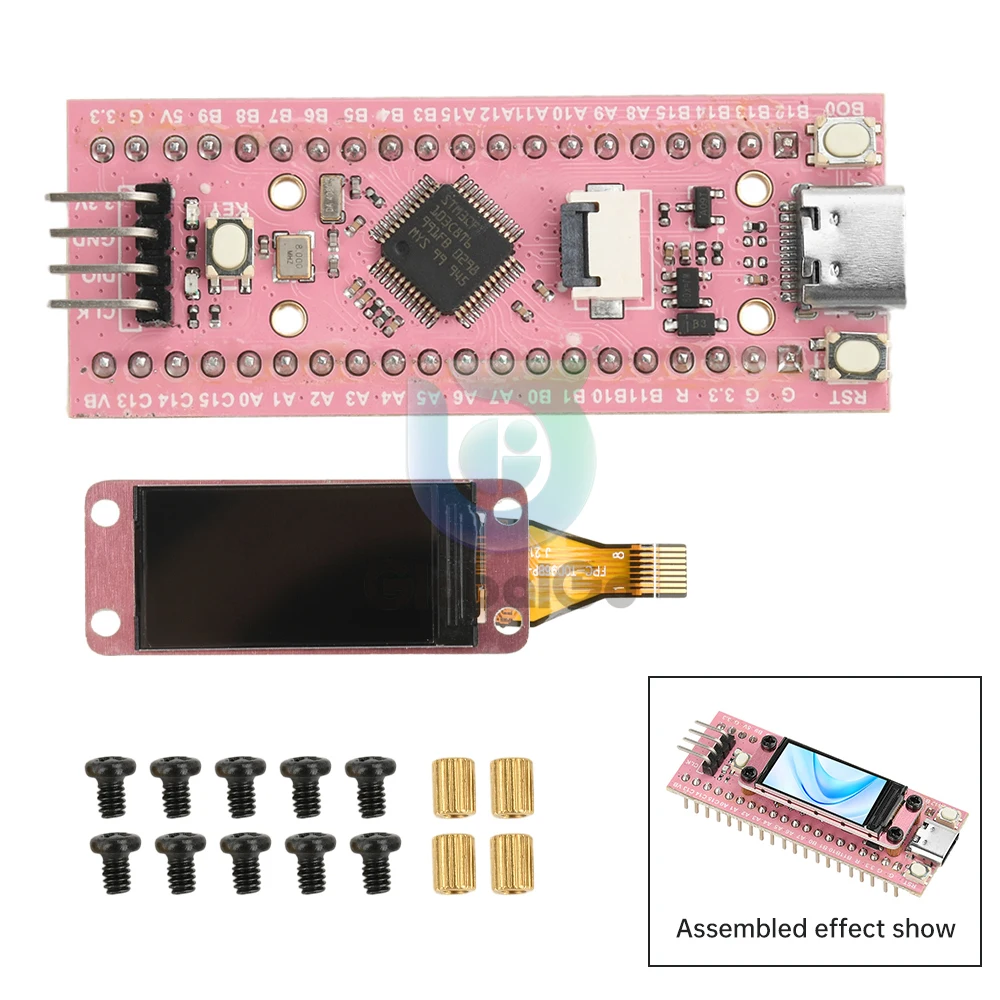 STM32F103C8T6 0,96-inch LCD TFT-scherm STM32 Development Board ARM Microcontroller Type C Interface