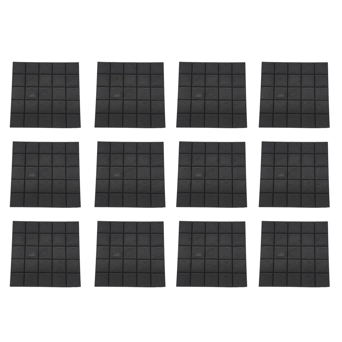 12Pack Sound Proof Foam Panels, 1.2X20X20Inch Acoustic Foam Panels for Recording Studio, Game Room,