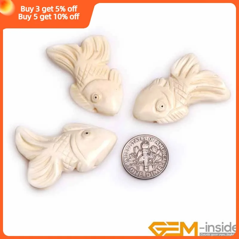 Big Large Animal Carved Bone Cabochon Beads Looose Bead For Jewelry Making Bulk 3 PCS Wholesale