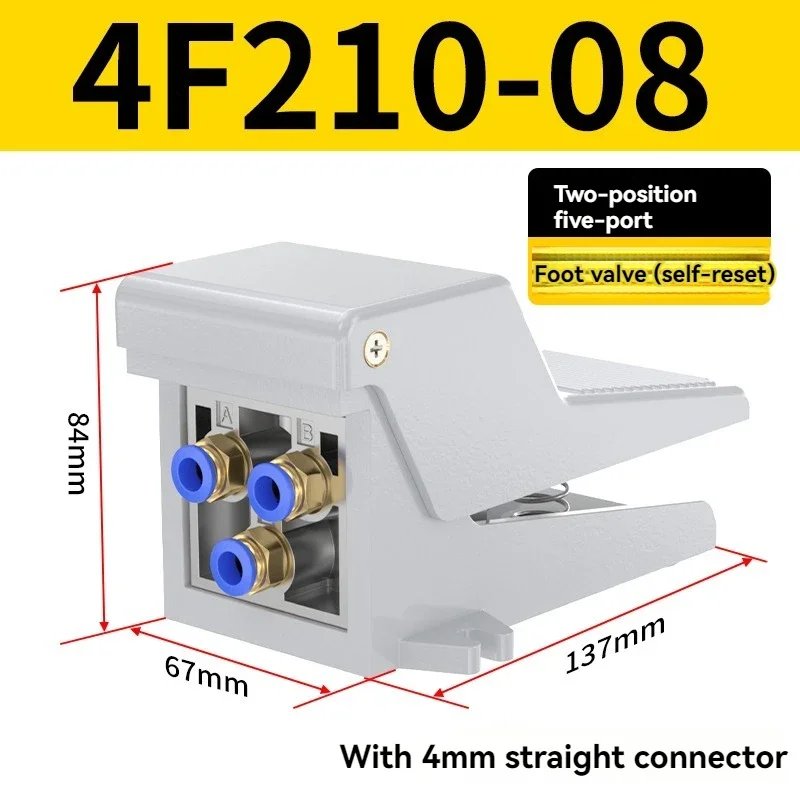

Пневматический переключатель ножного клапана 4F210-08, контактный FV420, регулирующий клапан воздушного обмена цилиндра