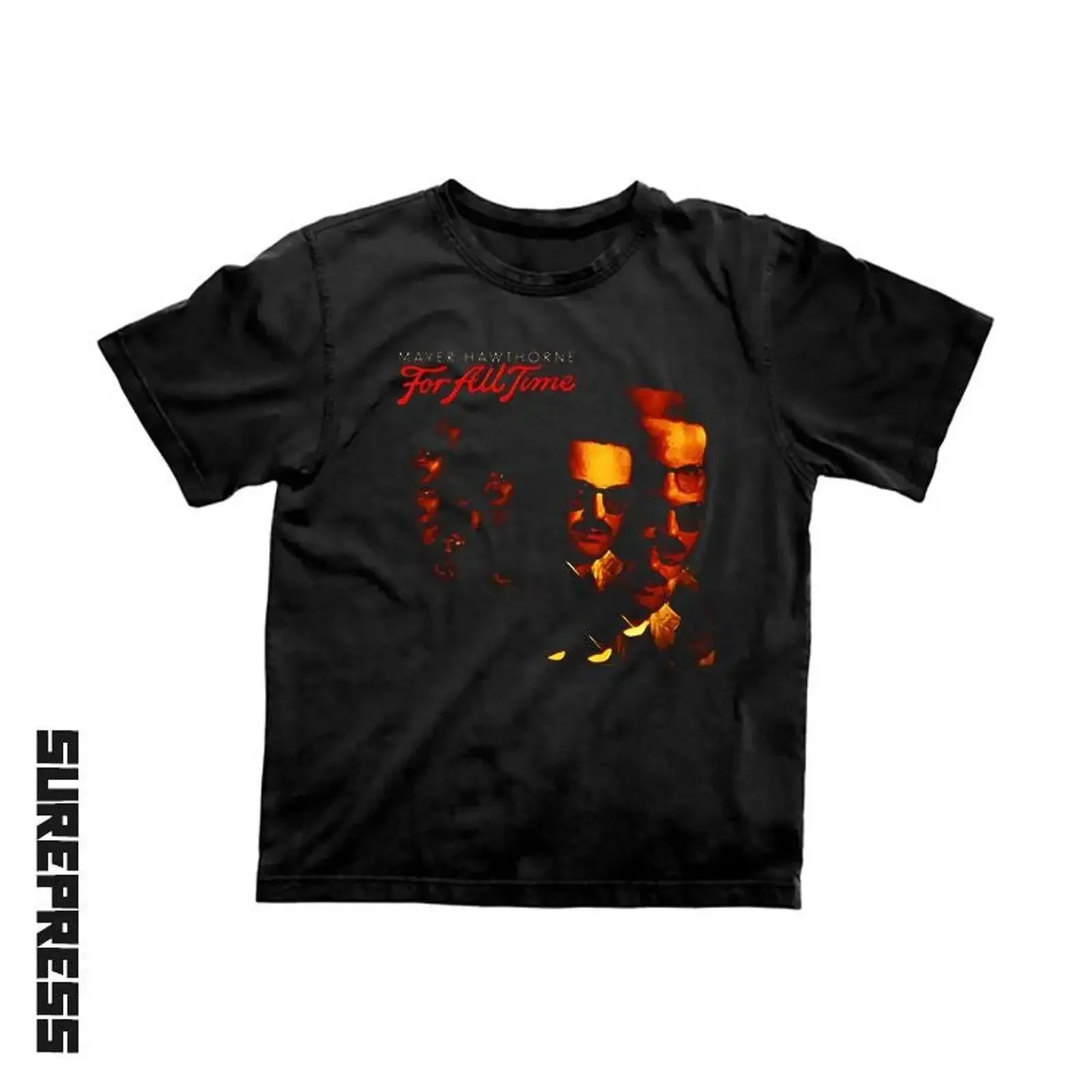 Mayer Hawthorne For All Time T Shirt vintage Washed graphic Slightly Stylish Soft Comfortable Casual fashion streetwear homme