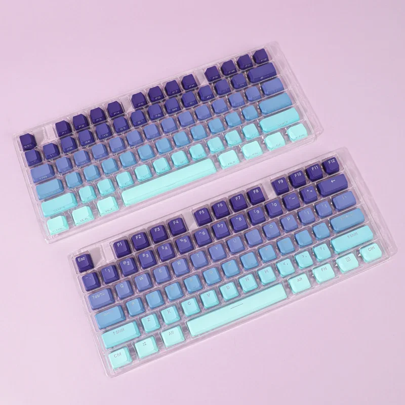 Qinglian-色が変わるpbtサイドキー,OEM, 68/75/87