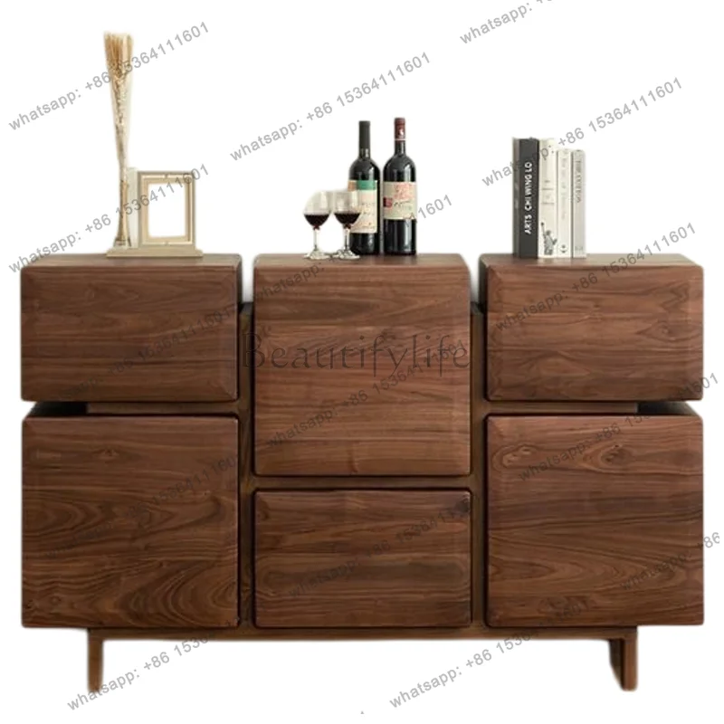 Modern Retro Living Room Cabinets Classic Narrow Wooden Storage Living Room Cabinets Japanese Meuble