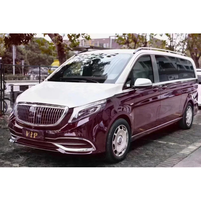 Suitable for Maybach Style Front Bumper Bodykit for Mercedes Benz Vito Viano W639 Sports Plastic Body Kit Upgrade Secur