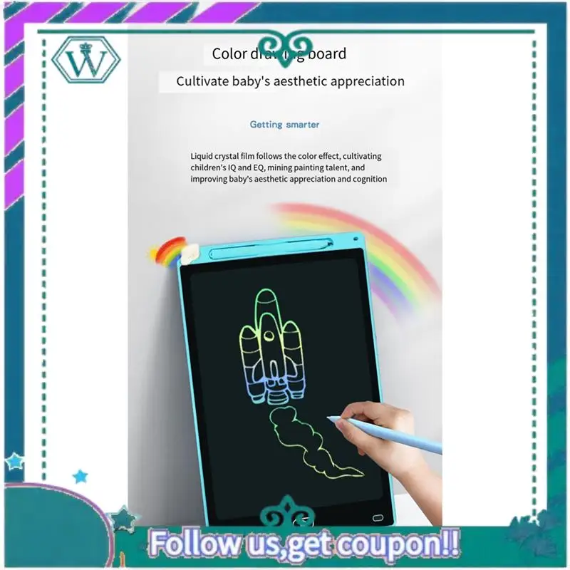 A75Q-8.2 Inch LCD Drawing Tablet Writing Board Color Graffiti Board Drawing Board For Children Birthday Drawing Tablet