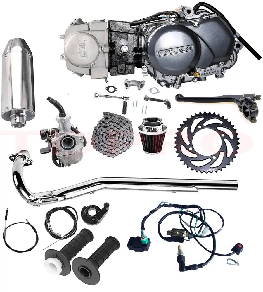 

Lifan 125cc Engine Motor Kit Kick Start fo Honda CT70 Z50 XR70 Dirt Pit Bike SSR