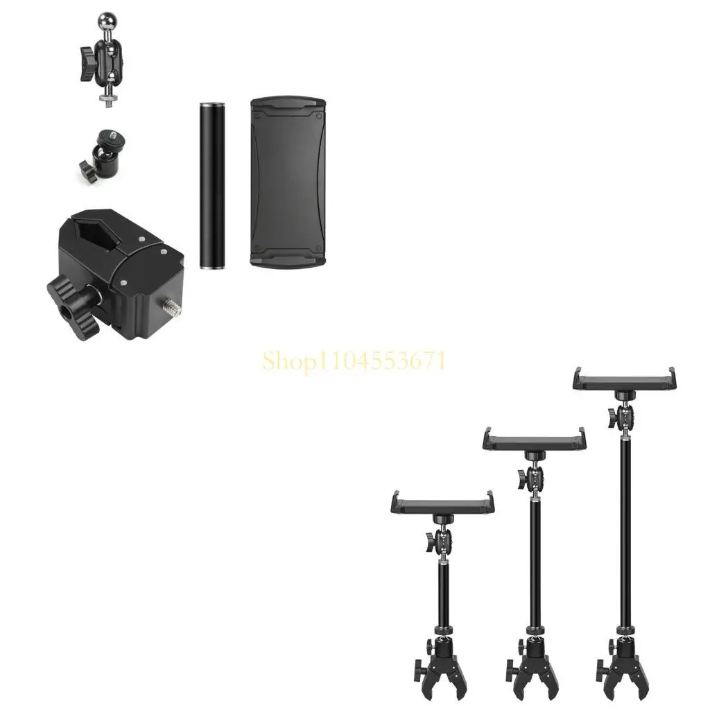 

Бестселлер, вращающаяся настольная подставка для планшетов, 35 мм, края, зажим, длина рычага 10/20/30 см, гибкая регулировка для